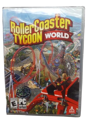 Roller Coaster Tycoon World (PC) 2016 DVD-Rom Windows Computer Game SEALED NEW
