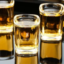 Custom Engraved Lagavulin Shot Glass – 2.2 oz Capacity New