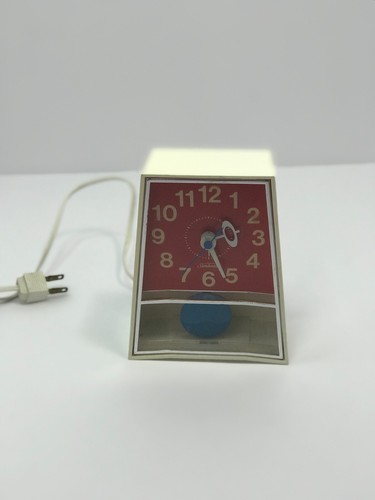 RETRO FUTURISM SUNBEAM EB-B1 ELECTRIC ALARM CLOCK ANIMATED PENDULUM READ - Picture 15 of 15