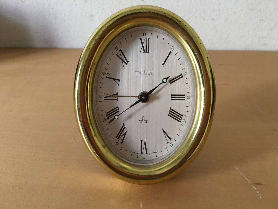Used - Vintage Manuell Wicklung Alarm Clock PETER Wecker Seil - It Notwork - Bild 2 von 3