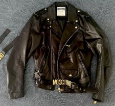 Moschino Leather Jacket Early Jeremy Scott 