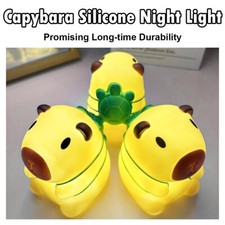 Cute Pet Capybara Night Light Pat CartoonDesk Lamp for Bedroom Battery Operated