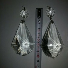  2 Pampilles pour Lustre XIX - XX siècle et 2 octogons 