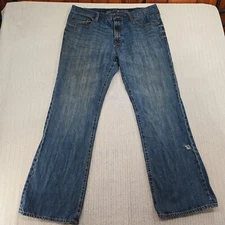 Old Navy Jeans Mens 38x34 Blue Denim Bootcut Regular Fit Retro