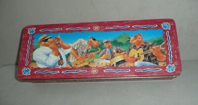 Vintage Camel Club Tin With 5 New Lighters Collectibles Tobacco Rare Collectible