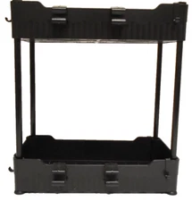 Sevenblue 2-Tier Plastic Organizer and Storage for Kitchen Bathroom 14"x12"x6.5"