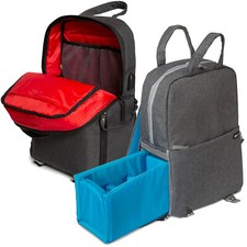 Deco Essentials Photo and Video Backpack for Cameras and Drones - Choose Color