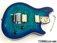 EVH Wolfgang Special QM LOADED BODY Quilt Maple Guitar Floyd Rose Chlorine Burst