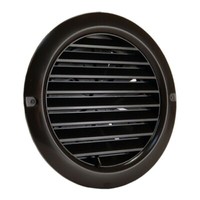 Pvc LüFtungsgitter 125 Mm Abluftgitter Jalousie Flansch Dalap Gp 125 Runf Braun