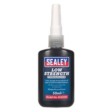 Sealey SCS222S Thread Lock - Low Strength Grade (Grey Liquid) 50ml 