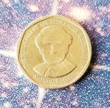 JAMAICA 🇯🇲 ONE (1) DOLLAR COIN 2015 ..