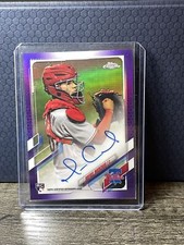 2021 Topps Chrome #RA-RMA Rafael Marchan RC Autographs Purple Refractor #/250