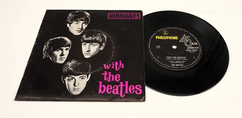 The Beatles With The Beatles 1965 Mono 7" Vinyl EP 45 RPM Aussie Press EX