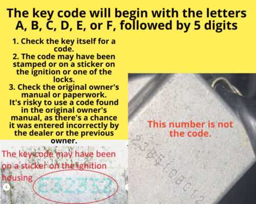 Yamaha Motorcycle Keys 1980-1983 Replacement Key Cut to Code F44332-F44444 - Picture 2 of 2