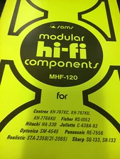 MHF-120 SAMS HI-FI MANUAL  CENTREX FISHER HITACHI JULIETTE OPTONICA PANASONICNOS