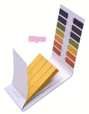 (80 PACK) pH Indicator Test Strips 1-14 Paper Litmus Tester Urine Saliva Water