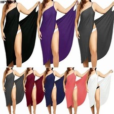 Women's Halter Summer Dress Sleeveless Loose Fit Beach Sundress