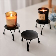 Portacandele camera da letto sala da pranzo metallo nero/oro decorazione versati