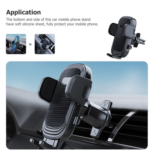 Air Conditioner Outlet Mobile Phone Holder Travel for Car Vent Cell Mount - 第 4/12 張圖片