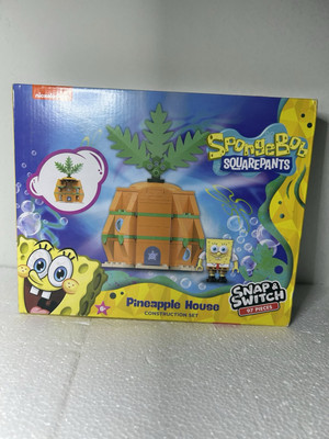 Snap & Switch SpongeBob Squarepants Pineapple House Construction 97 Pieces New