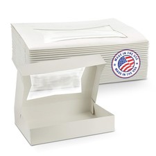 MT Products White Treat Box, 12 x 8 x 2.25 Ba...