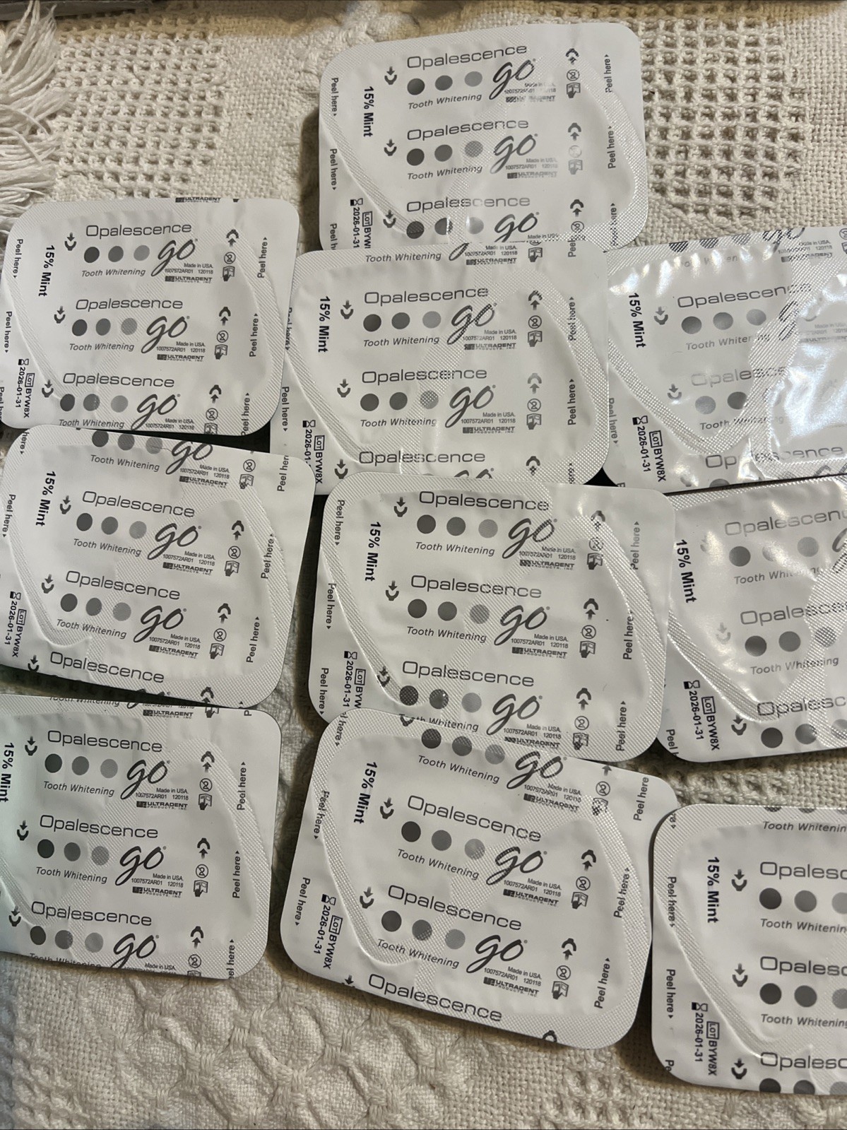 Opalescence Go 10% Tooth Whitening 10 Tray System MintFlavor 1-31-2026