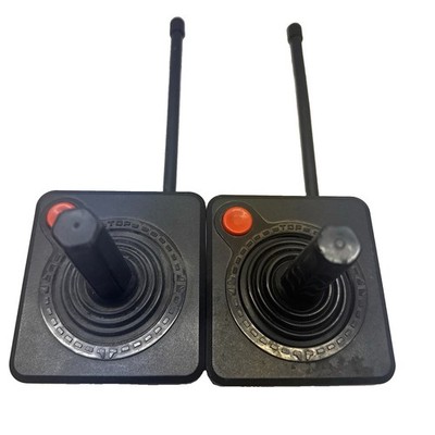 Atari 2600 Remote Control Wireless Joystick Controllers Untested No Receiver