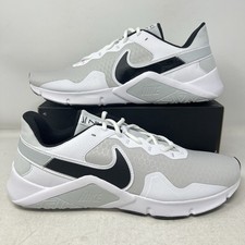 Nike Legend Essential 2 White Black Athletic Men's Size 13 Shoes CQ9356-002