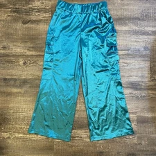 Weissman Green Dance Pants Girl's Size MC Medium (10/12) EUC