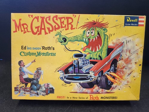 1963 Revell Ed Roth Mr. GASSER Original Flat BOX | eBay