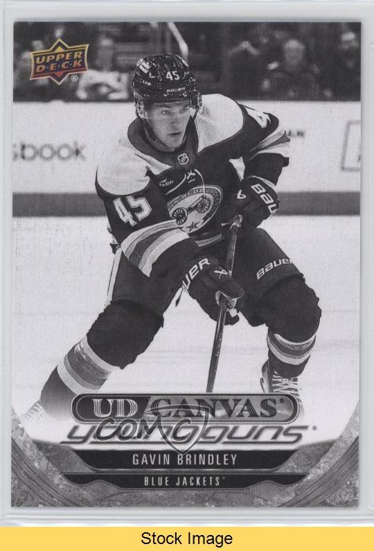 2024 Upper Deck UD Canvas Young Guns Black & White Gavin Brindley Rookie READ