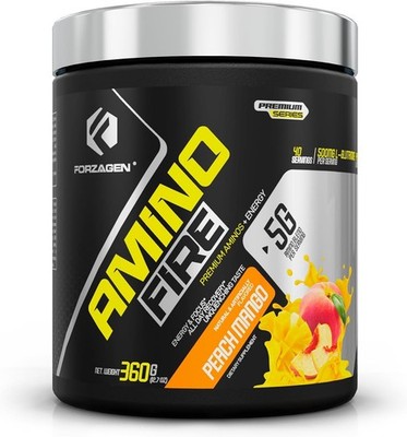 Forzagen Amino Fire BCAA Energy Pre Workout Powder Muscle Recovery 40 Servings