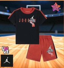 NIKE AIR JORDAN Shirt  Shorts 2 Piece Set Boys Size 6: NWT