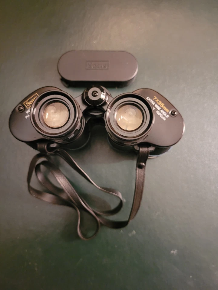 Винтажный бинокль Sears модель 6212 с чехлом для переноски - Изображение 2 из 4