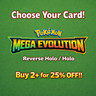 Pokemon ME01 Mega Evolutions Choose Your Card! (Reverse Holo & Holo)