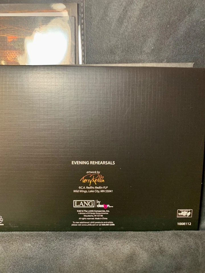 Set of 2! Christmas Cards! Gorgeous LANG Evening Rehearsals - Image 3 of 4