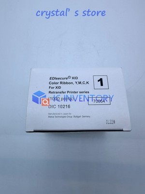 EDIsecure DIC10216 + DIC10319 YMCK Color Ribbon ART Retransfer Film XID8300