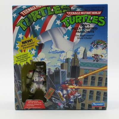 Teenage Mutant Ninja Turtles Don's Pizza-Powered Parachute 4.5'' Figure Set TMNT