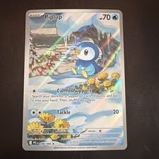 Piplup 98/94, Phantasmal Flames Full Art Holo Illustration Rare, Pokémon TCG a01 on eBay
