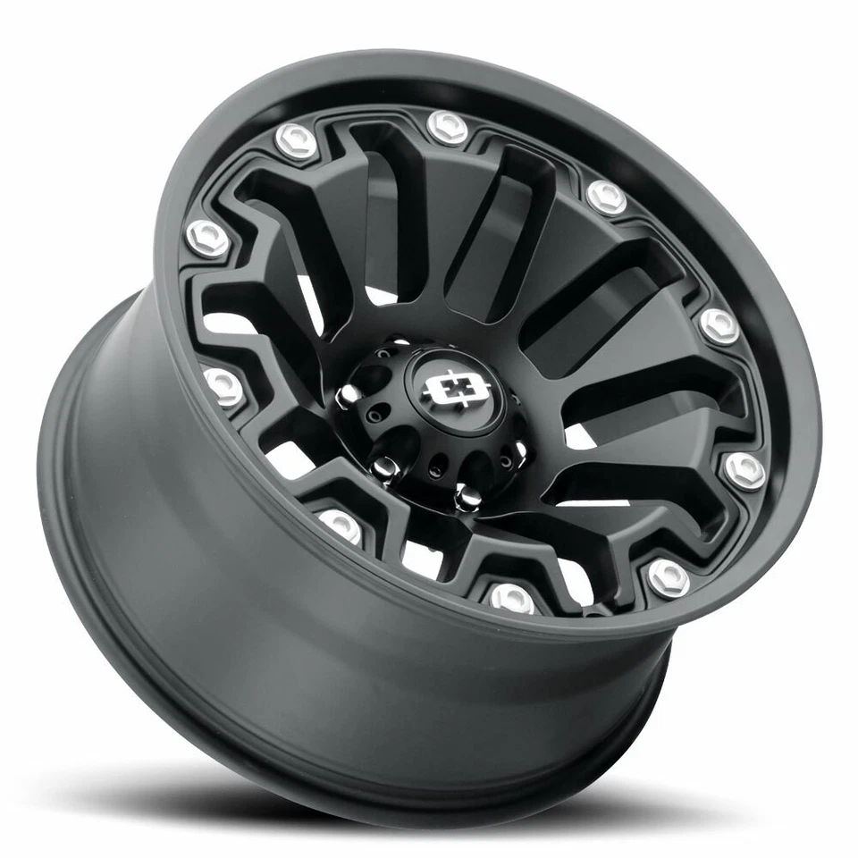 Llanta elevada 18" Vision Off-Road 362 Armor negro satinado 18x9 6x5,5 -12 mm Foto 2 de 4