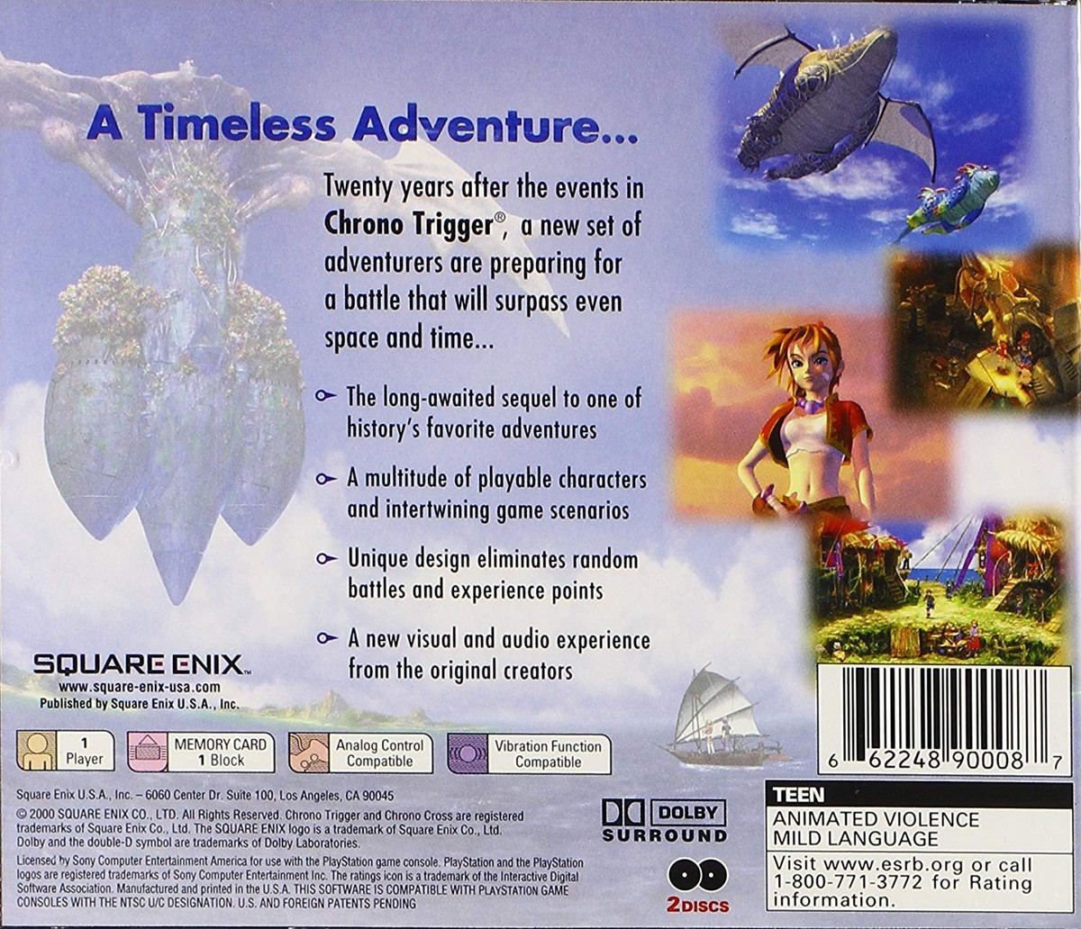 Chrono Cross [PlayStation 1] 662248900087| eBay