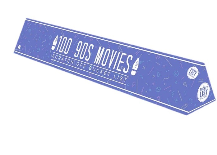 Scratch Off Movie Poster 100 90s Movies Bucket List Gift Republic Fun Gift Idea