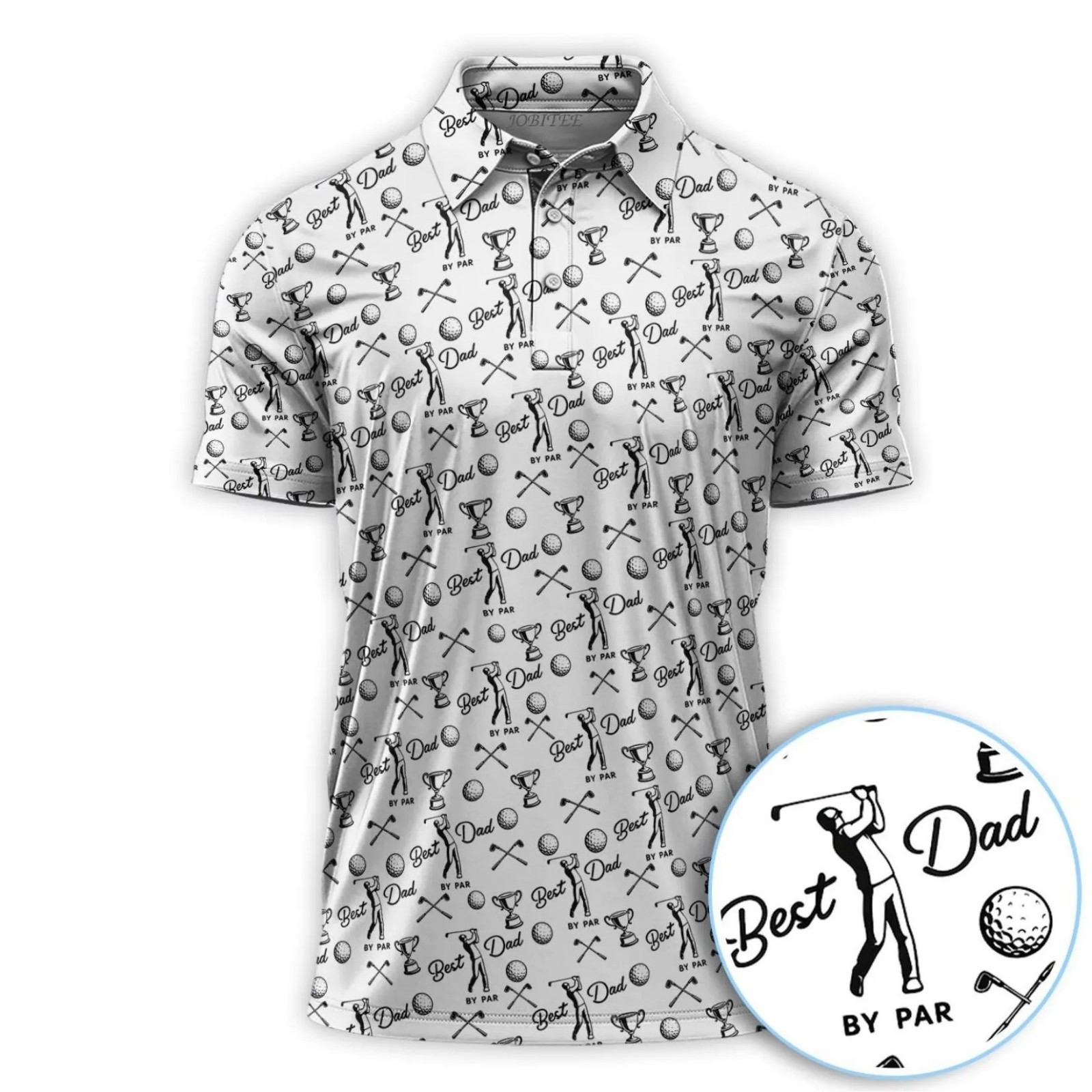Polo Shirt, Fathers Day Golf Gift For Dad, Funny Golf Shirt
