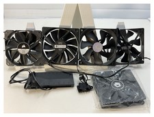 Set of 5 120mm PC Case Fans with RGB Hub