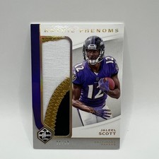 2018 Panini Limited Rookie Phenoms Gold Spotlight Jaleel Scott #31 /50 BAL