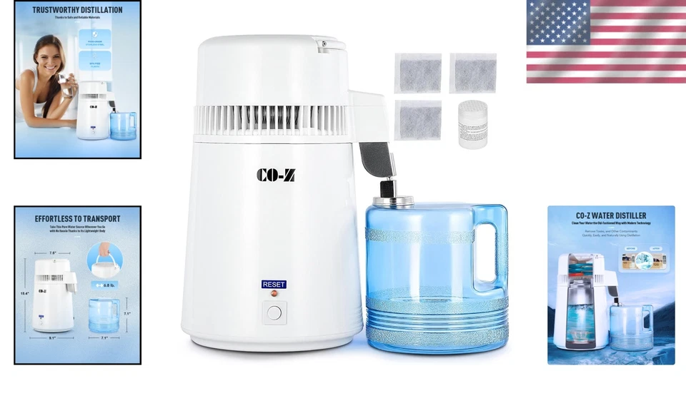 Automatic Shut-off Water Distiller - Easy Maintenance - Image 2 of 4