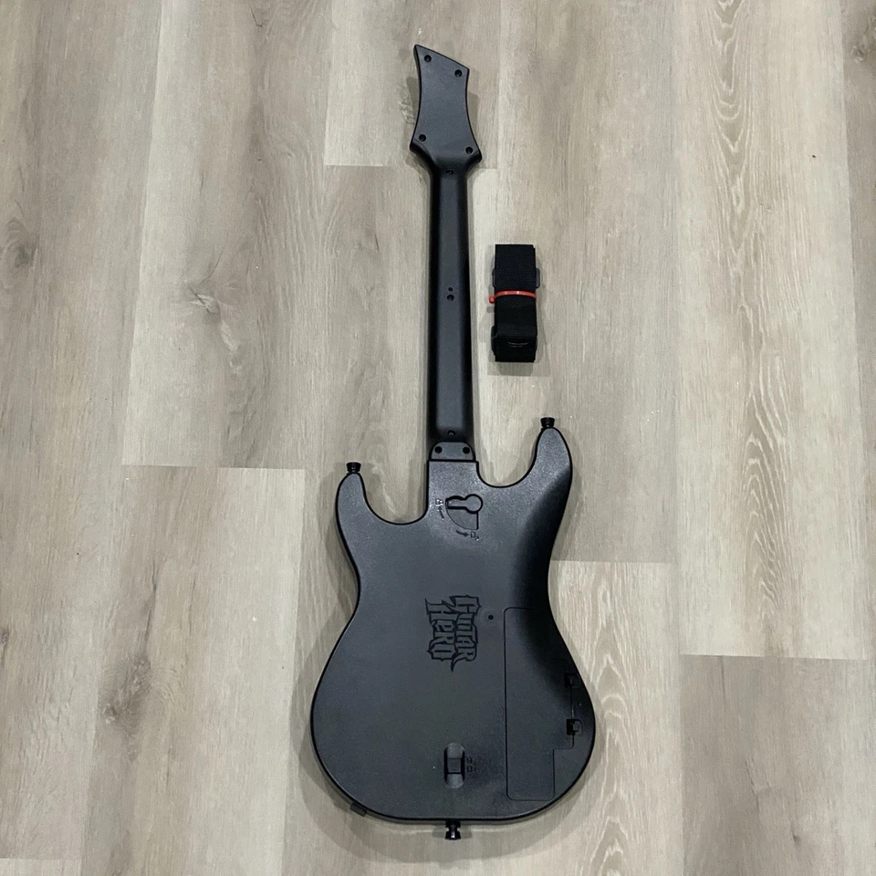 Nintendo Wii Guitar Hero World Tour Sunburst Guitar Controller Red Octane Tested - Image 4 of 4