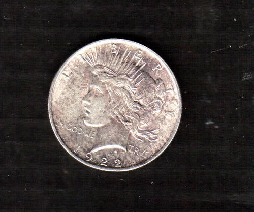 1922 Peace Dollar AU/UNC