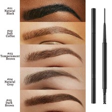 Waterproof Microblading Eye Brow Eyeliner Eyebrow Pencil Pen Brush Makeup Tools