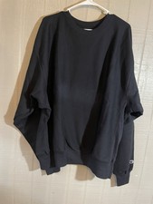 Vintage Champion Premium Reverse Weave Crewneck Sweatshirt Men  s Size XL Black